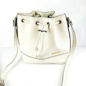 Nana Leather Drawstring Bag
